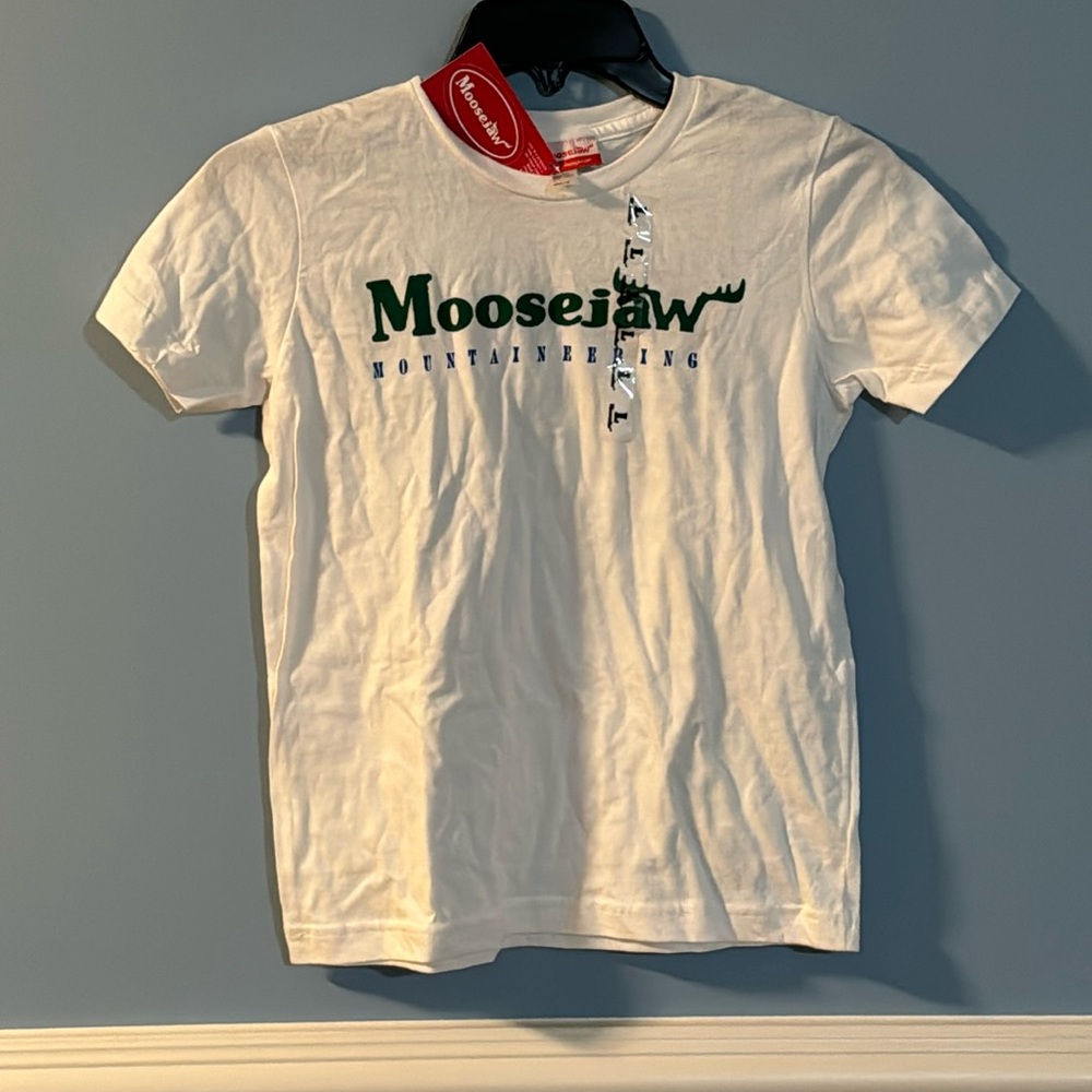 Brand new with tags, Youth Moosejaw short sleeve T-shirt size 10